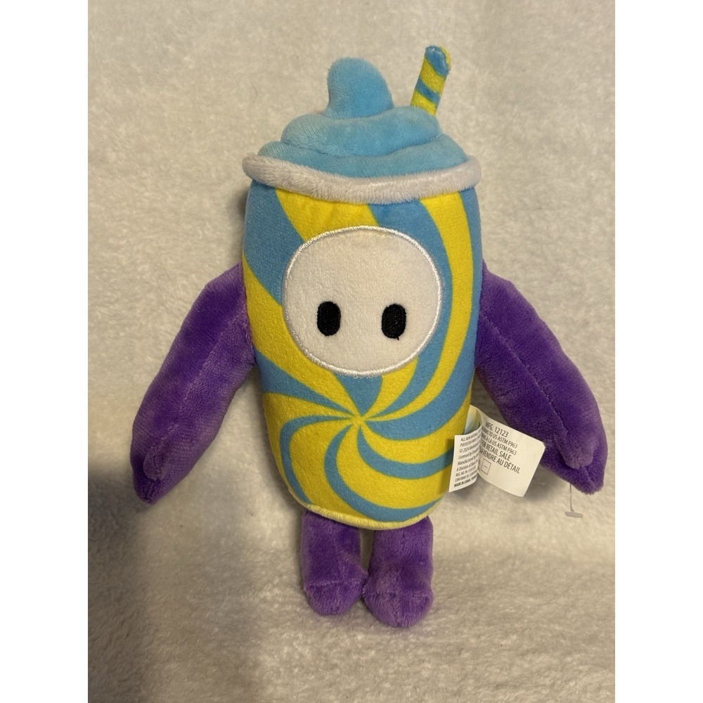 Fall Guys Ultimate Knockout 8" Blue Freeze Plush Soft Stuffed Toy Gamer